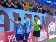 足协杯：大连英博1-0战胜上海申花晋级四强，黄子豪与米内罗双双染红